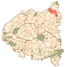 Villepinte map